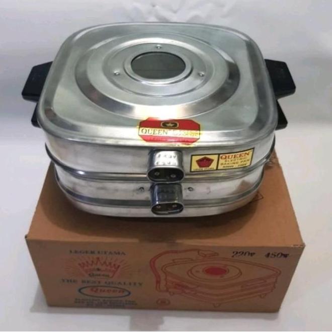 PREMIUM oven listrik queen 600 watt 220 volt oven listrik queen kue lapis legit