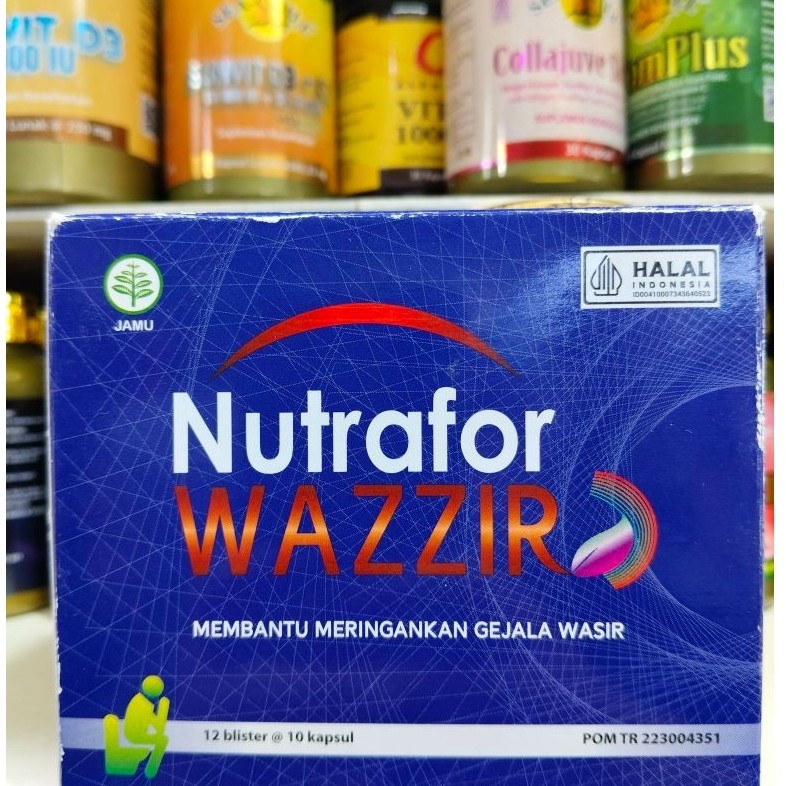 Nutrafor Wazzir Herbal Wasir Relief 10 Kapsul