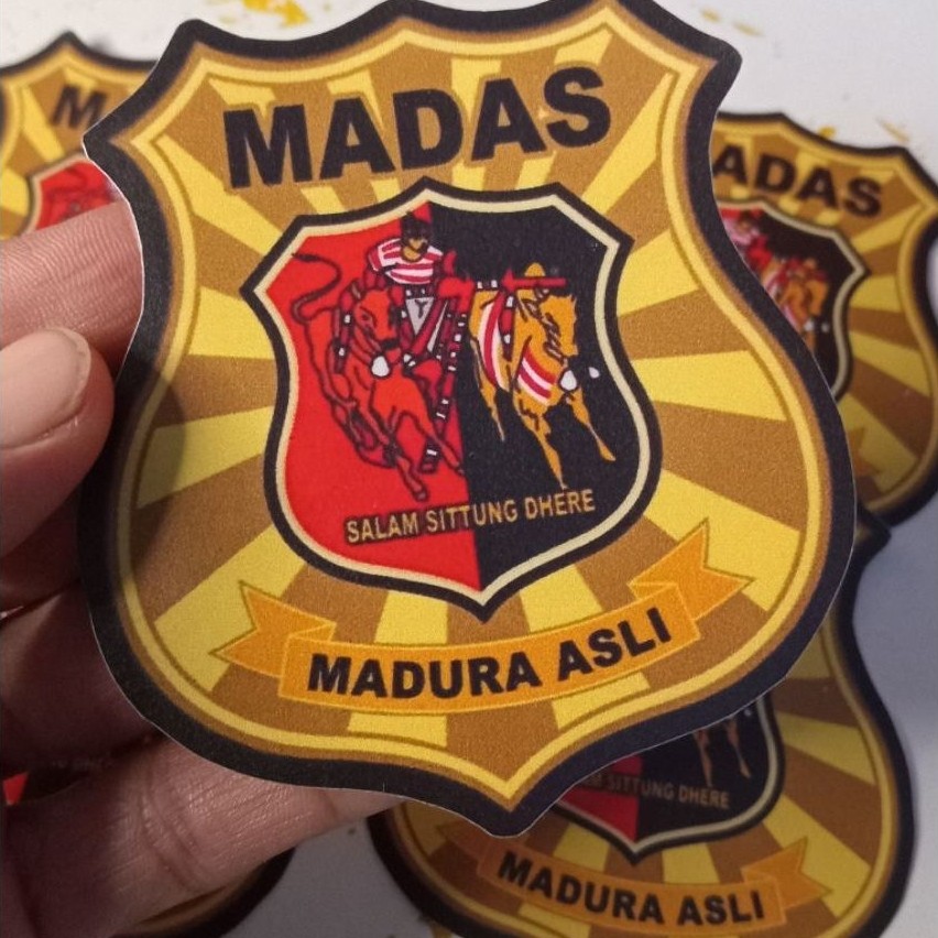 Stiker MADAS Madura Asli/Stiker Ormas Madura Asli Madas