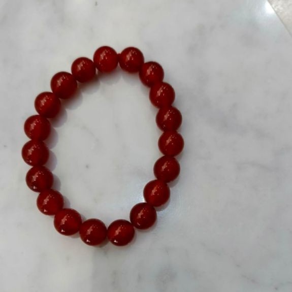 gelang giok merah