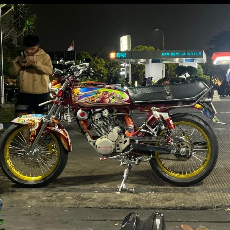 MESIN FULLSET TIGER VAPOR DAN POWDER BESERTA SURAT CB 100 1974