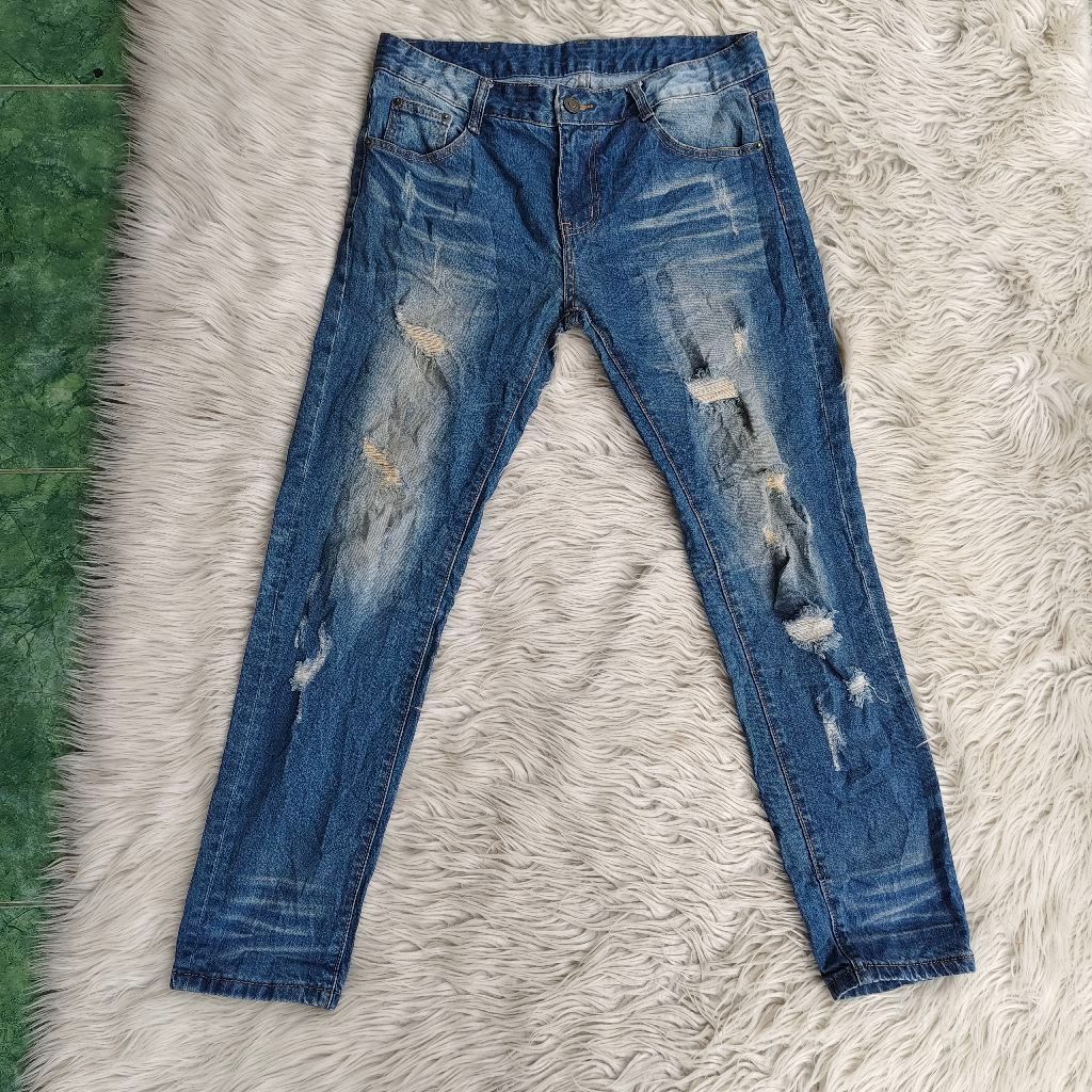 Jean Money Trade Ripped Skinny Jeans