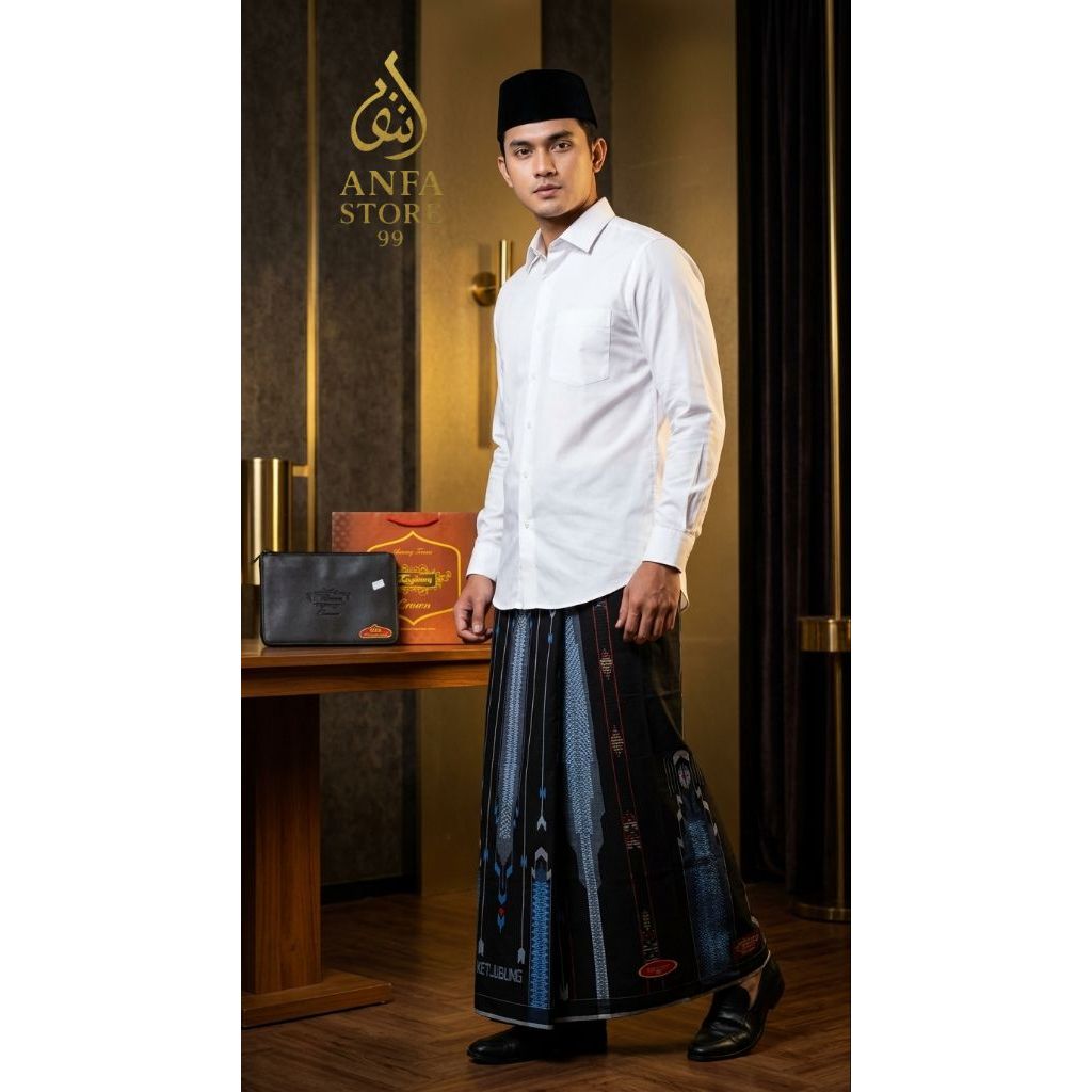 ANFASTORE99 SARUNG KETJUBUNG GSC FULL SUTRA SPUNSILK | Sarung Santri Dewasa