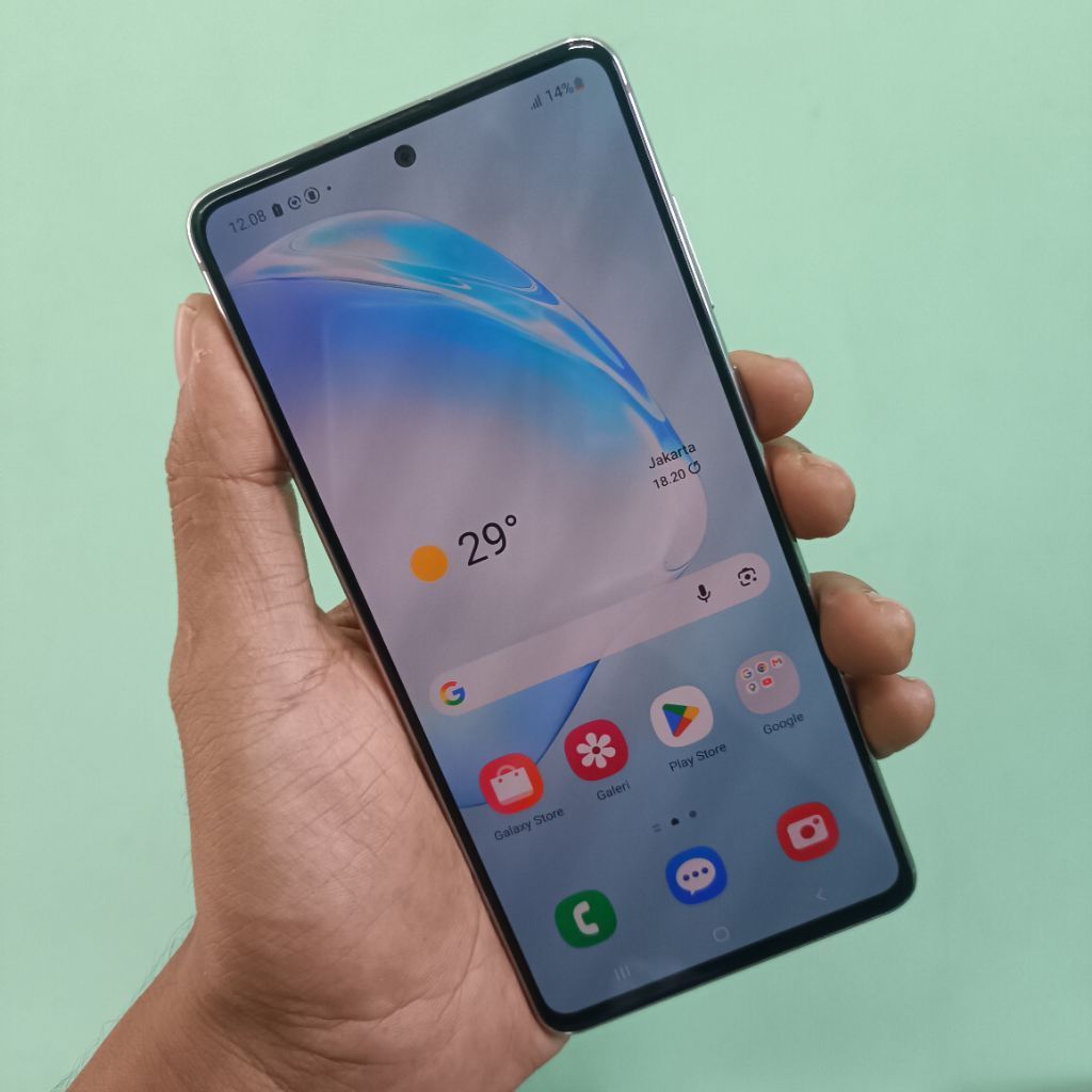 Samsung galaxy Note 10 lite Ram 8/128 GB Second Original Bergaransi Mulus