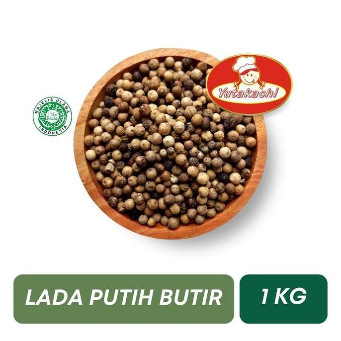 Lada Putih Butir 1 kg / Merica Butir