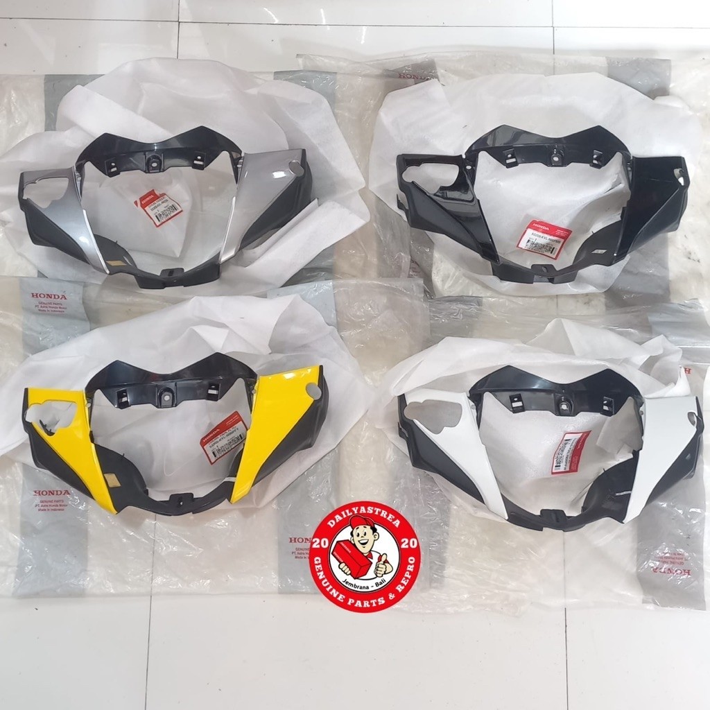 COVER TOTOK BATOK RUMAH LAMPU DEPAN HONDA SUPRA X 125 BATMAN ORIGINAL AHM 53205-KVL-N00FMB