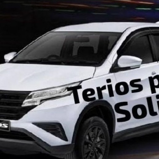 cat oles Daihatsu Terios & Toyota   rush putih solid white