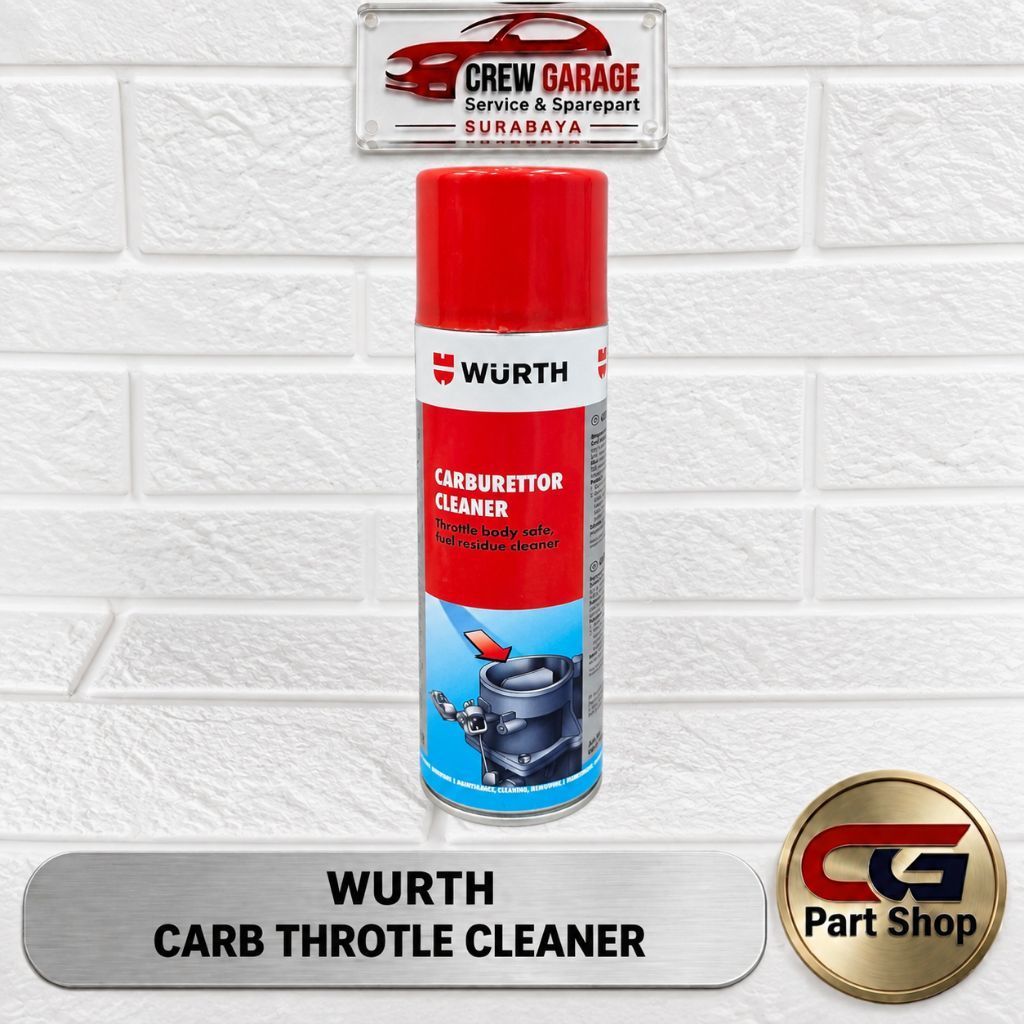 Pembersih Karbu Carburator Throttle Injector Cleaner Motor Mobil WURTH CLEANER