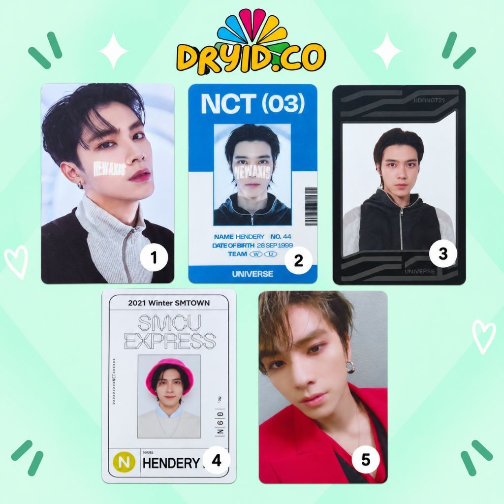 [OFFICIAL] PC HENDERY XIAOJUN DEJUN NCT PHOTOCARD OFFICIAL NCT 127 DREAM WAYV AWAKEN VISION KICK BAC