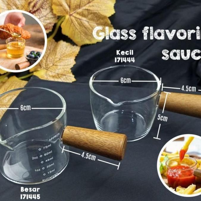 qivarashop_ - measuring cup minil/gelas ukur 75 ml ,50 ml/ gelas takar kaca mini - kecil
