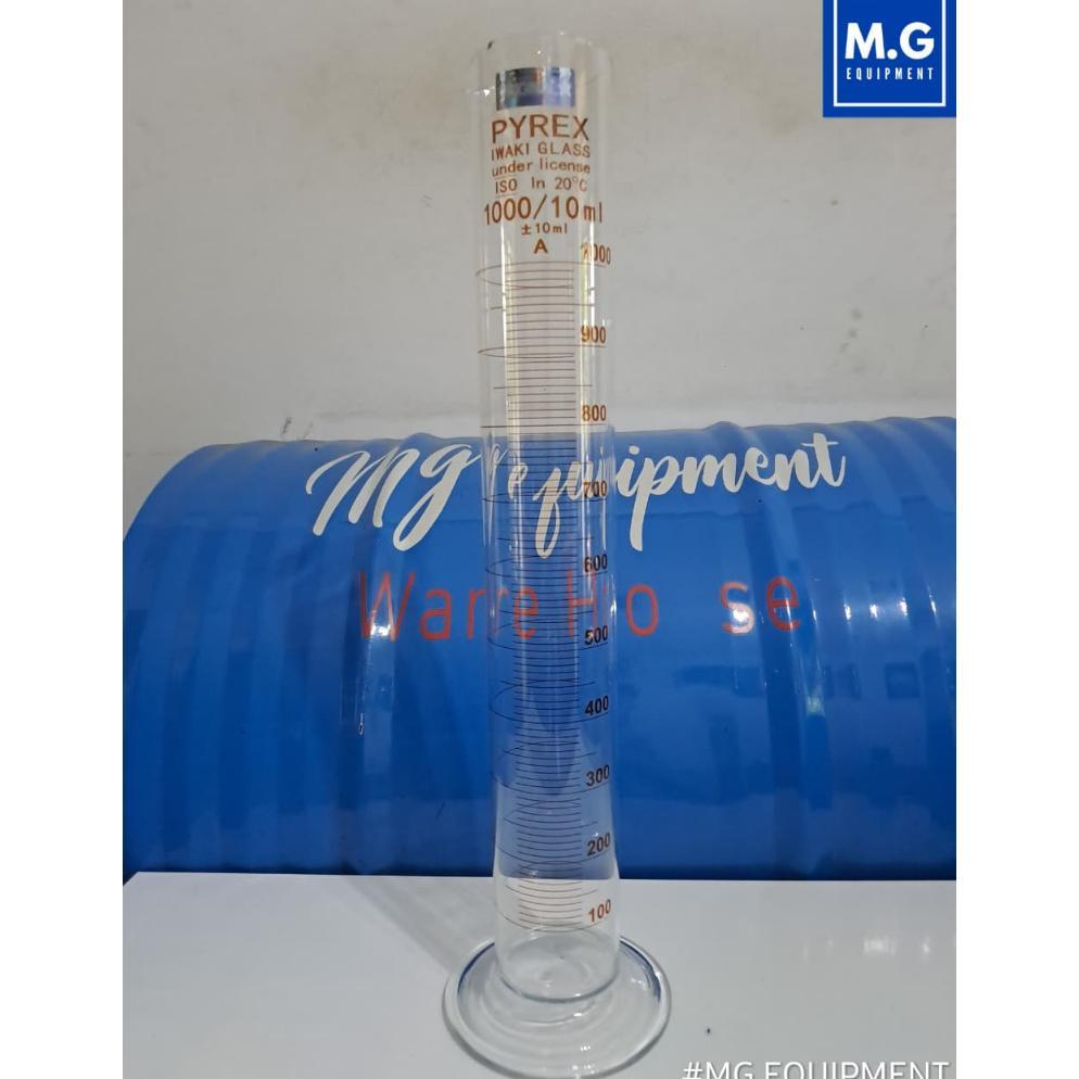 Gelas ukur 1000 ml Pyrex Measuring Cylinder 1000ml Pyrex Murah
