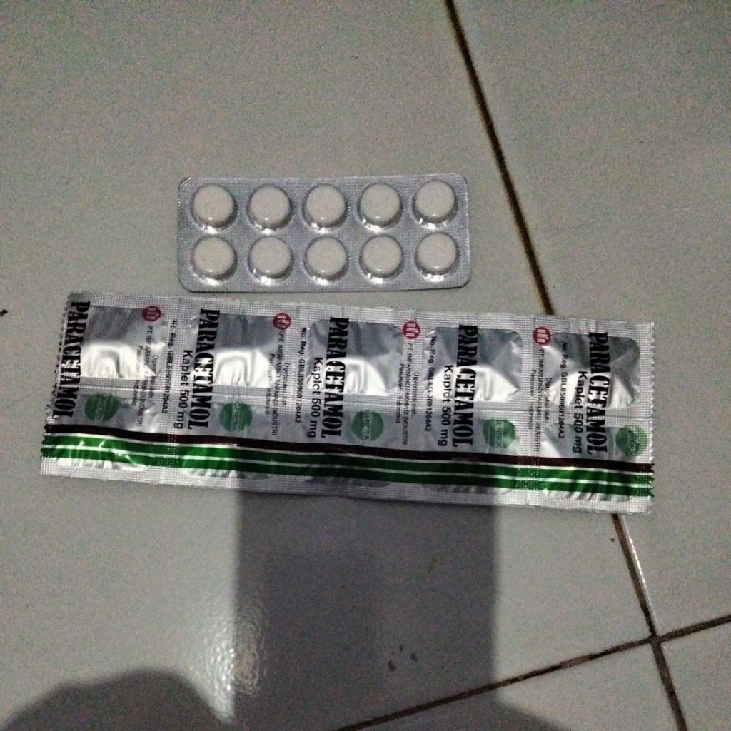 Paracetamol Mersi 500 mg 10 Tablet - Obat Demam dan Nyeri Ringan