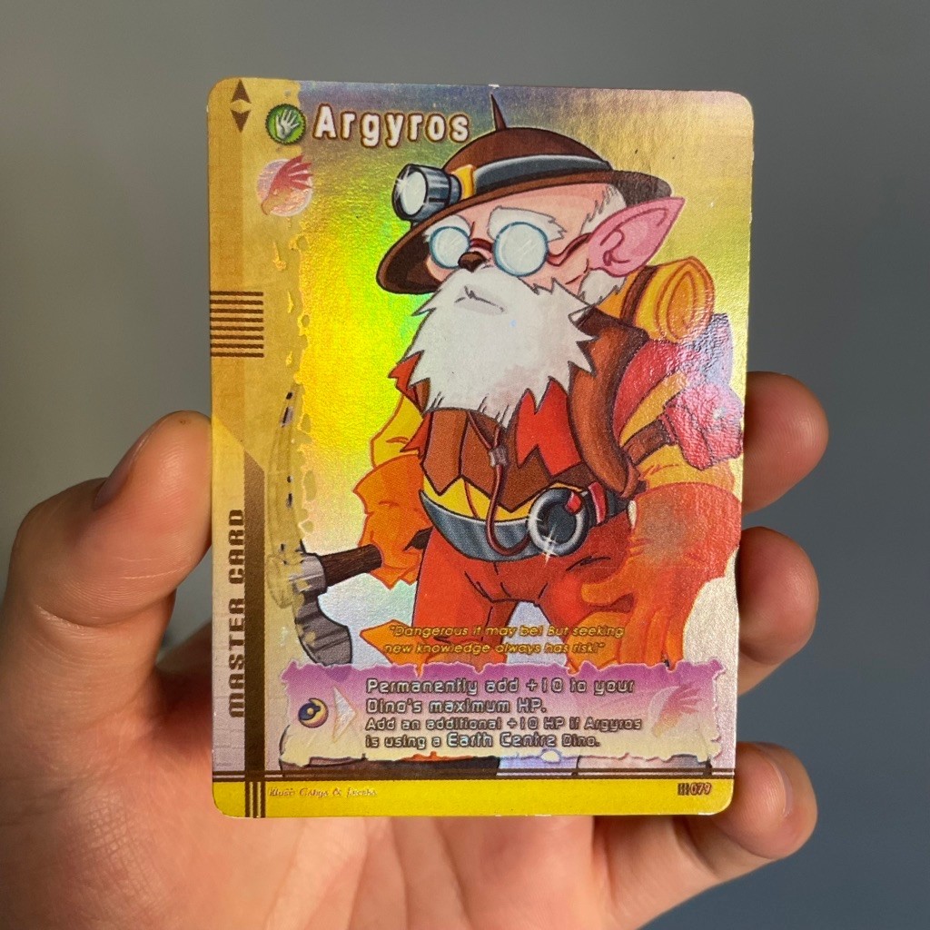 dino duel masters argyros hologram original