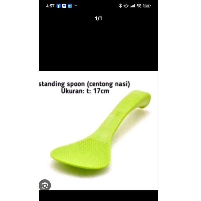 Tupperware centong nasi baru/new