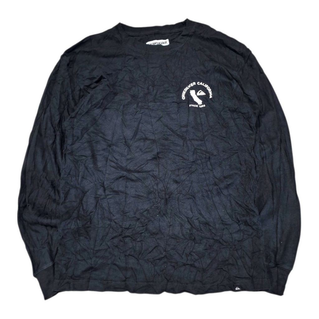 kaos oblong tangan panjang quiksilver mantap
