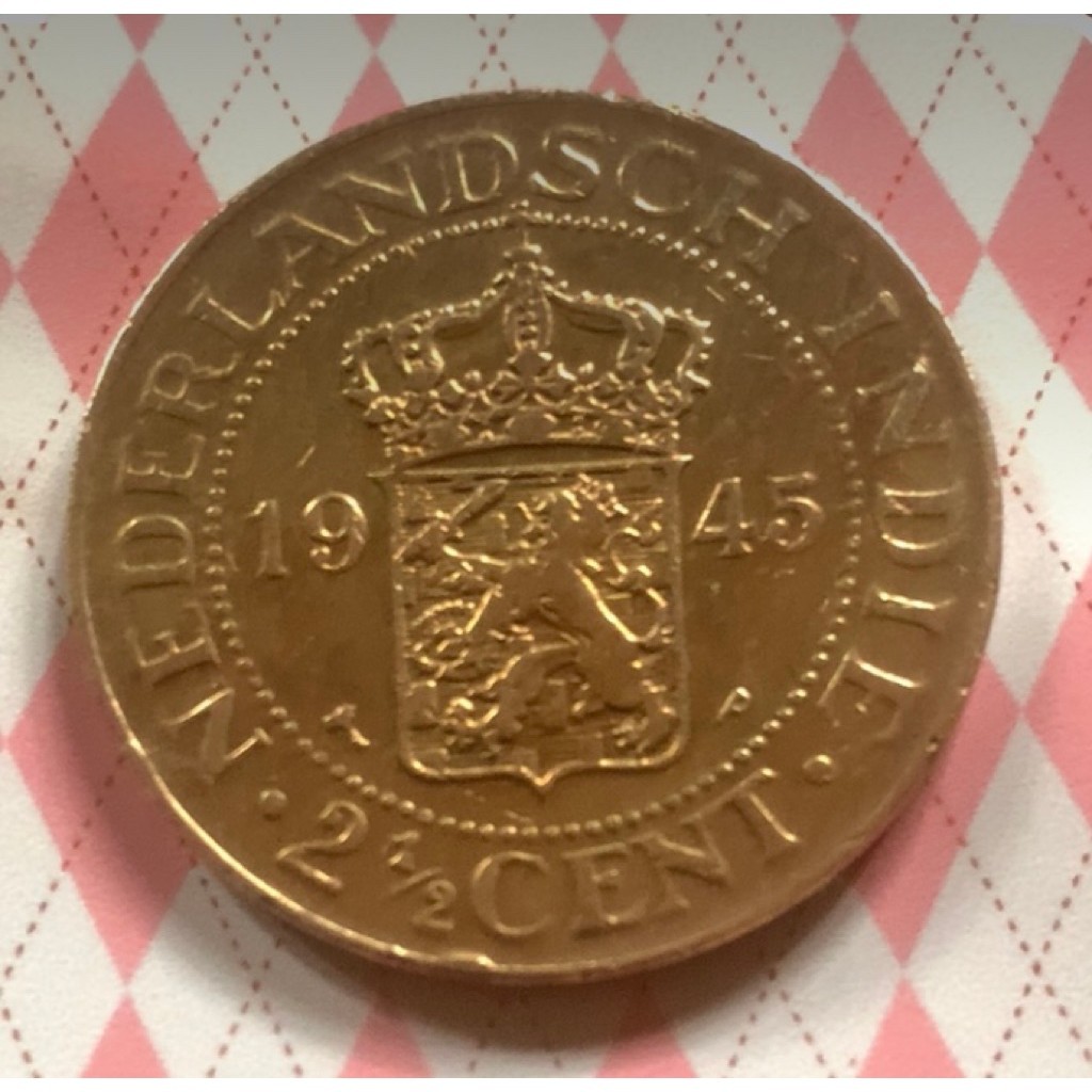 Koin benggol 2,5 cent 1945
