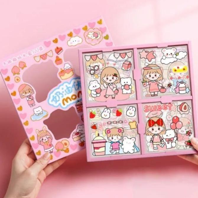 ZEFARADILA - STIKER MOMO STICKER PACK MOMO STIKER AESTHETIC LUCU