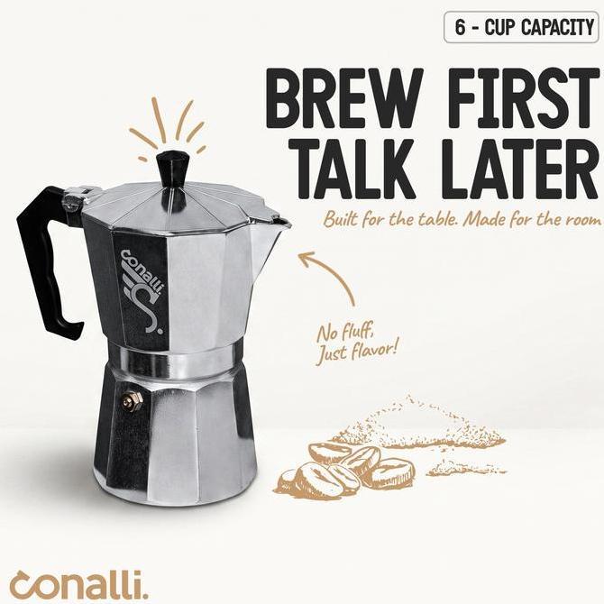 Cozinhar - Mokapot 300Ml 6 Cup Moka Pot Alat Pembuat Espresso Maker Moka Pot 300
