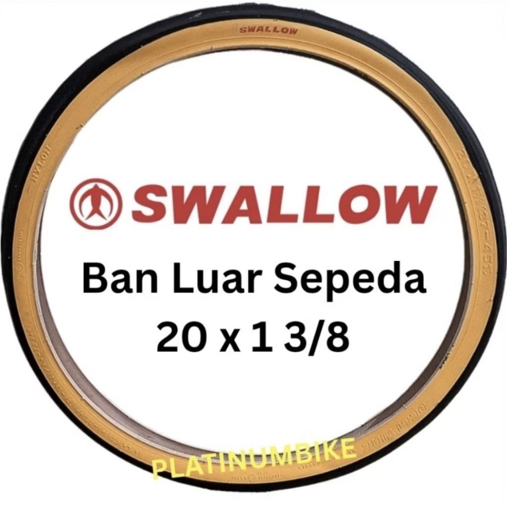 Ban Luar Sepeda 20 x 1 3/8 Sepeda Minion MiniTrack Mini Trek Lipat