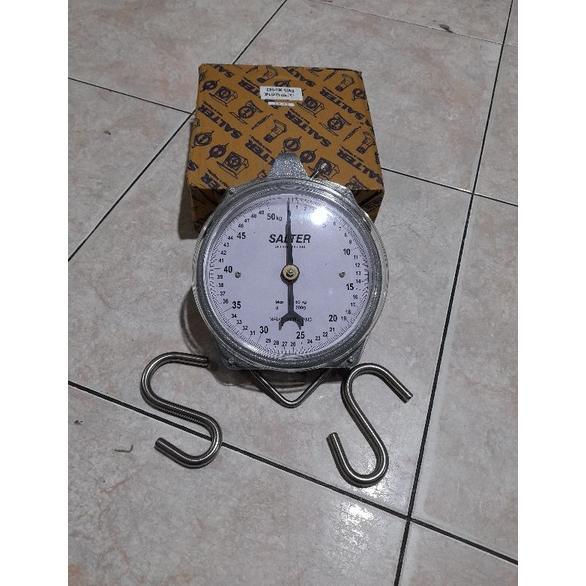 Timbangan Gantung Salter 50 kg / Timbangan Salter 50kg model gantung jarum