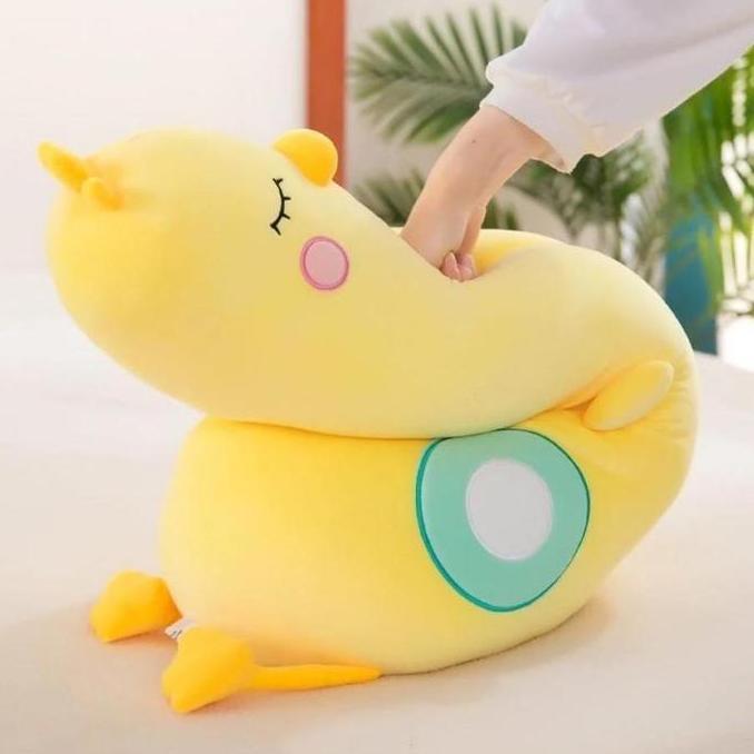 Bantal Boneka Guling Ayam Bobo Tinggi 70cm & 50cm Berlabel SNI Mainan Anak Dewasa Super Empuk Aman B