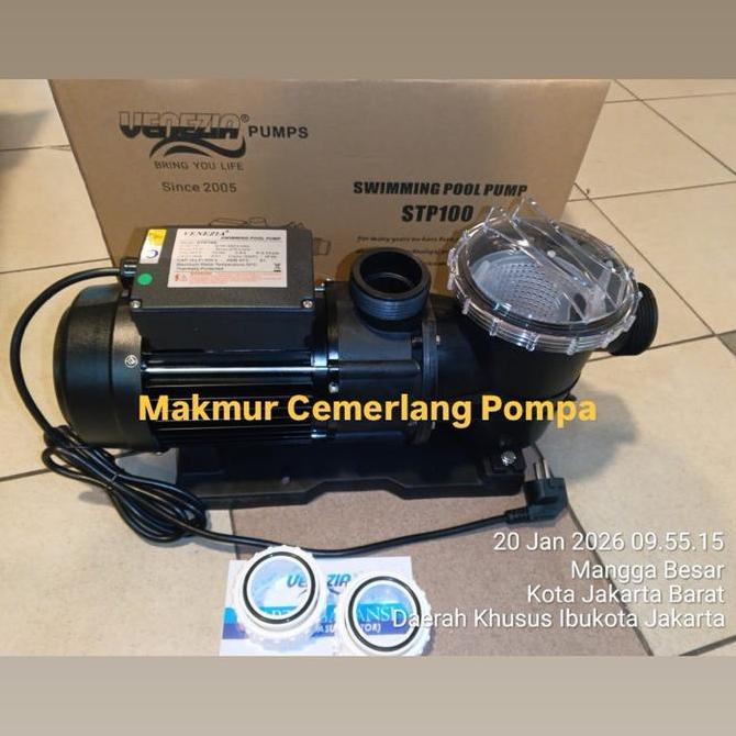 POMPA KOLAM RENANG VENEZIA STP 100 VENEZIA SWIMMING POOL PUMP 1 HP POMPA VENEZIA 1 HP STP 100 POMPA 