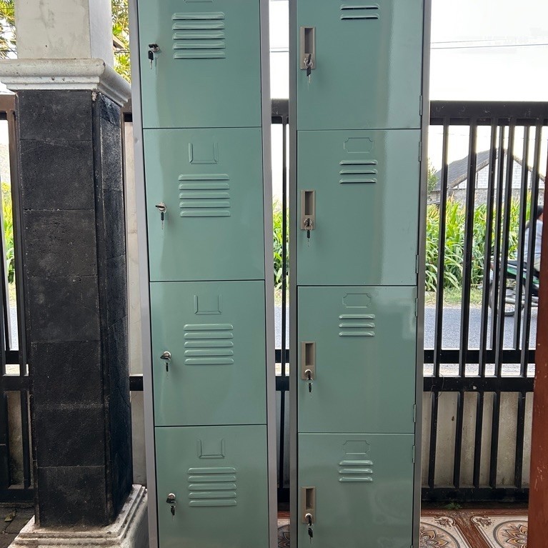 lemari besi loker besi loker besi 4 pintu lemari penyimpanan