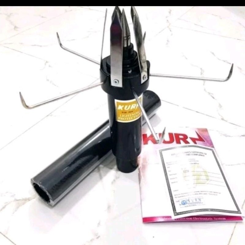 kurn150 kurn 150 penangkal petir radius splitzen radius tombak anti petir radiua kurn 150 radius