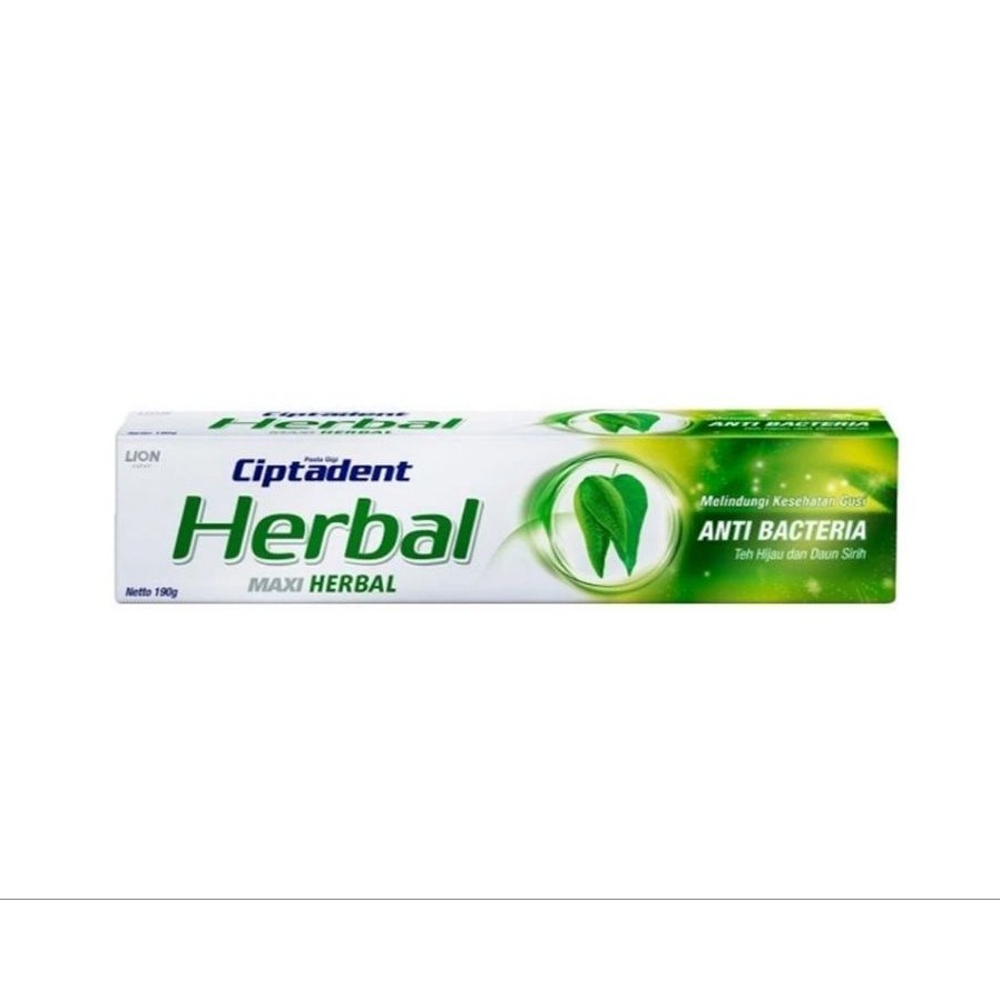 Ciptadent Pasta Gigi Maxi Herbal Tube 190 Gr / Ciptadent Herbal