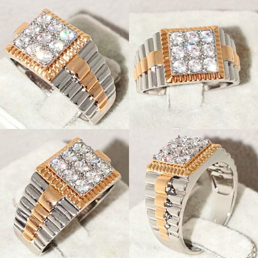 Cincin Pria Berlian Swarovski Cincin Emas Pria Cincin Perak Pria Cincin Rlex Cincin Cowok Keren Cinc