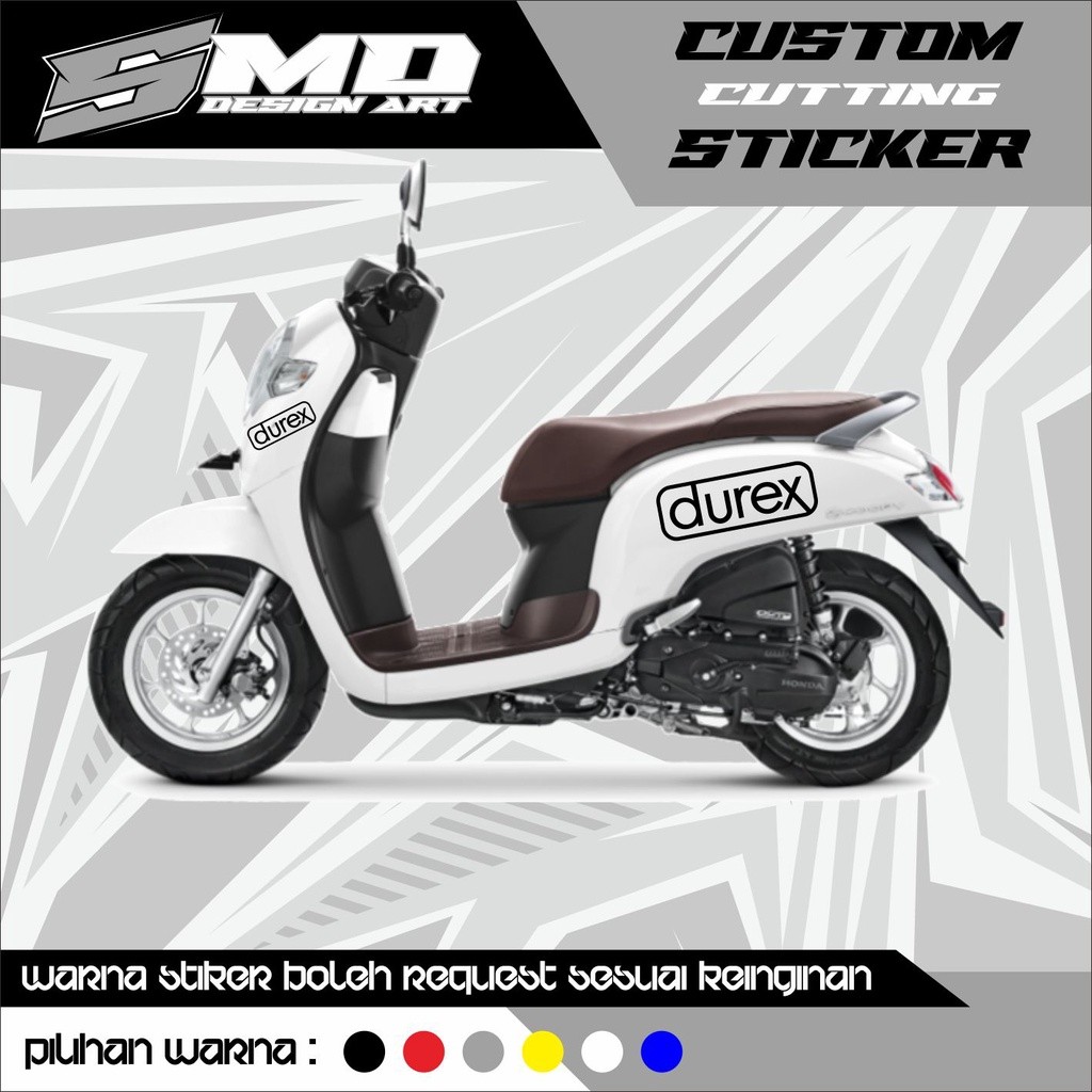 CUTTING STICKER DUREX SCOOPY NEW