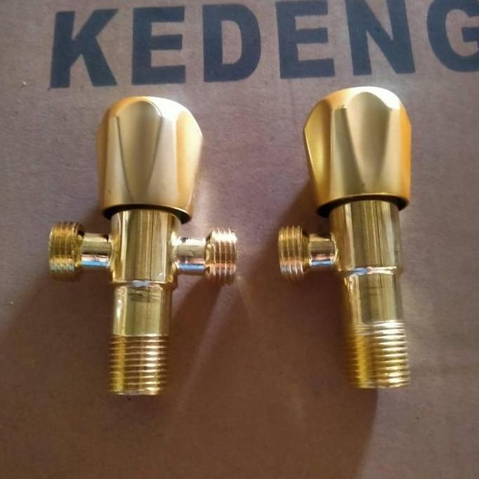 stop kran gold shower / kran shower Gold Wastafel