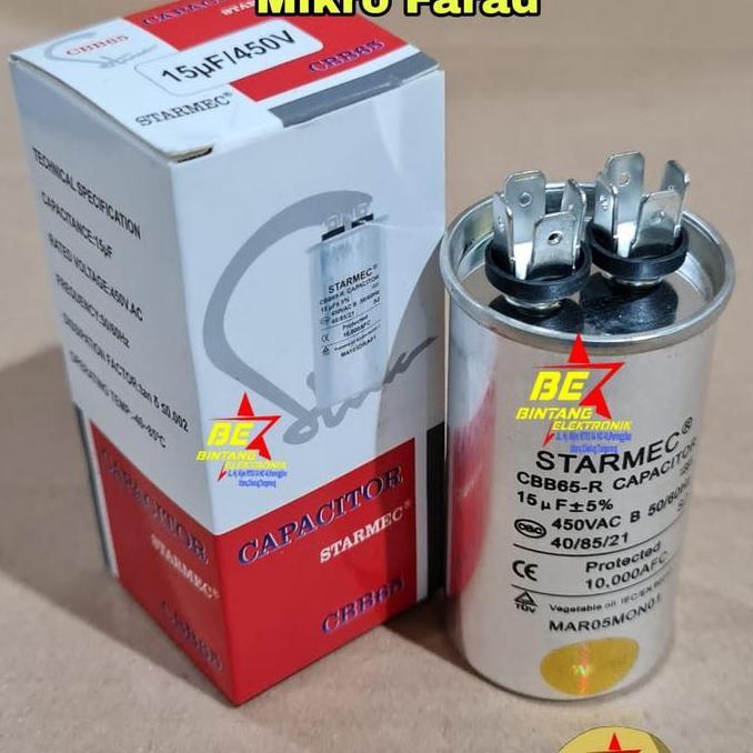 KAPASITOR AC 15 UF CAPASITOR AC 15UF MIKRO