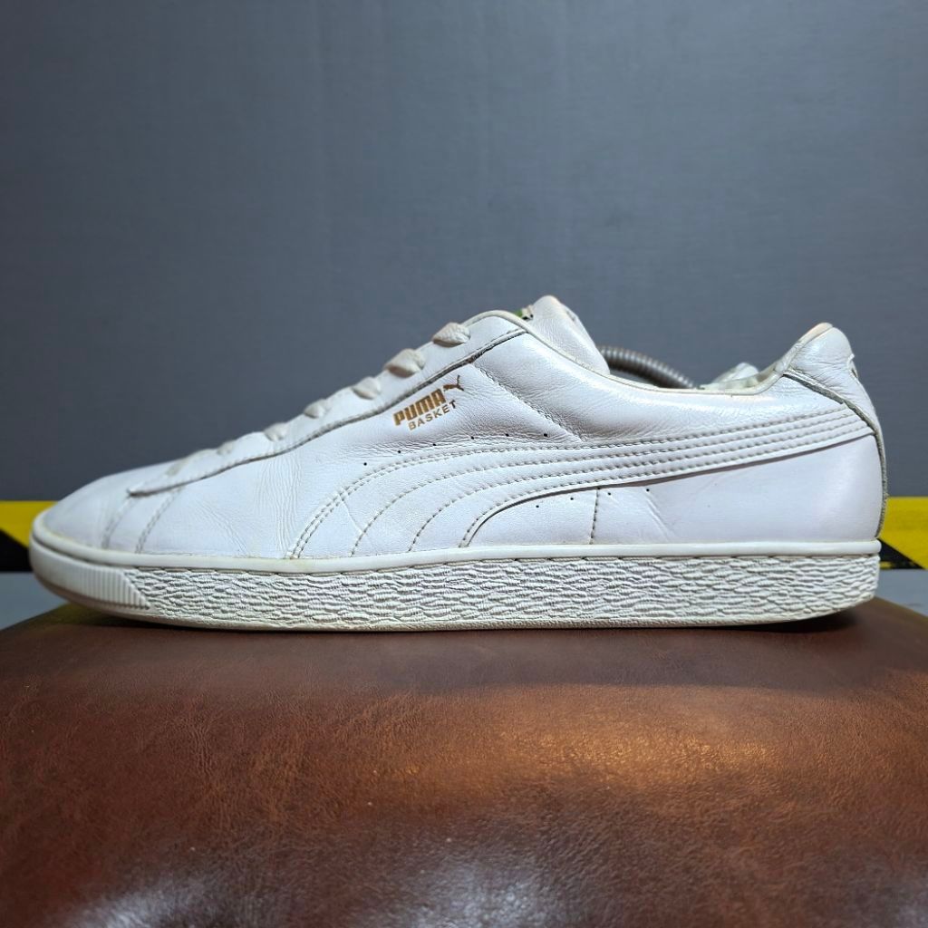 Puma Basket Leather White Size 47 Original Good Condition