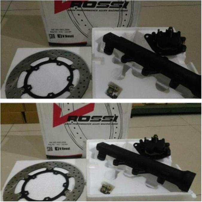 Paket DOUBLE DISC tabung kiri yamaha r25 mt25 disc cakram depan r25