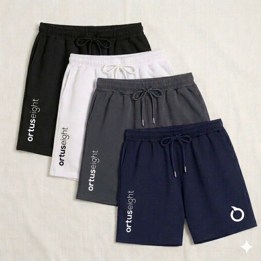 Celana Pendek Olahraga Pria Paket 4Pcs Warna Berbeda Beda Celana Pendek Boxer Pria Olahraga