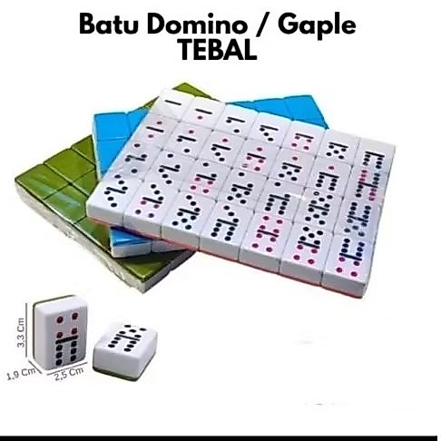 Domino batu premium / dam batu