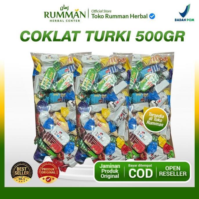 Pilihan - Coklat Turki Sweet - Coklat Turki - Oleh Oleh Haji - 500Gr