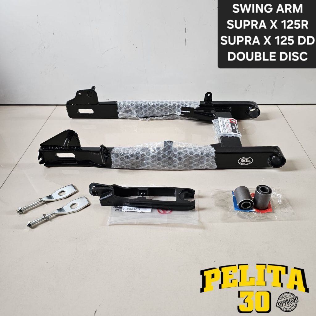 Fork Swing Arm SUPRA X 125R supra x 125 batman dobel disc cakram belakang warna hitam