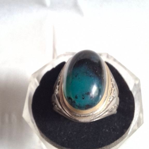 Cincin Batu Bacan Doko Asli 100% Cristal