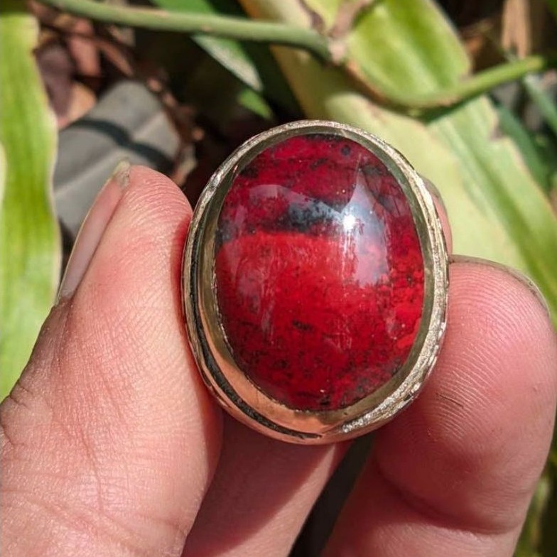 Batu akik badar besi merah kebumen