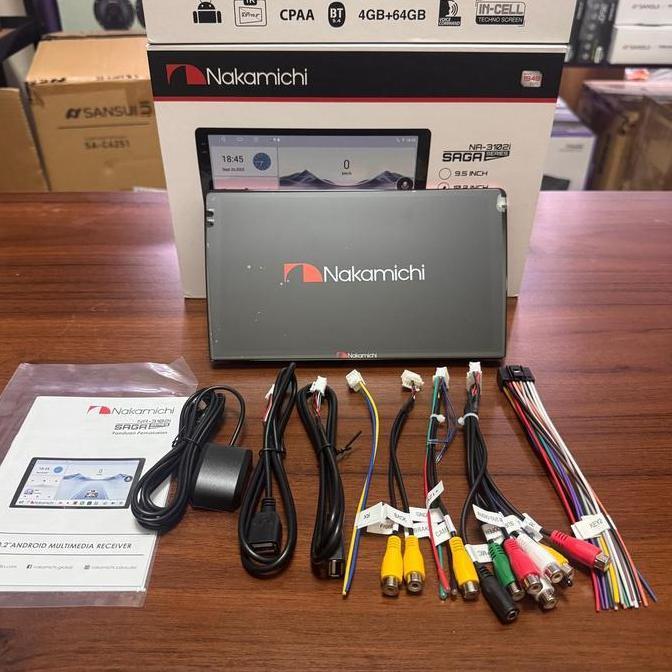 Ready Headunit Android Xpander Livina 2018-2021 9 / 10 inch Nakamichi Saga Series Ram 4gb Rom 64gb Q