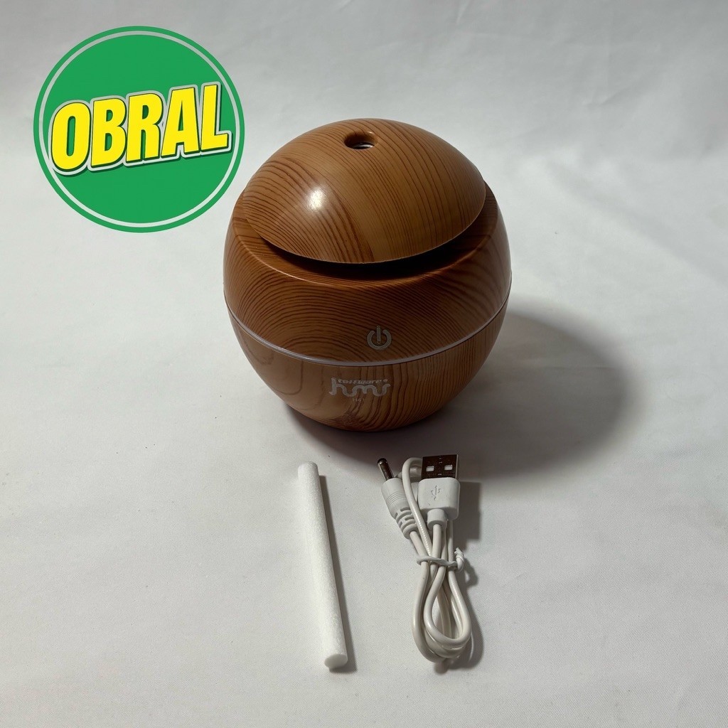 [OBRAL RUSAK] Humidifier Diffuser Mini Ultrasonic RGB 130ml - H41