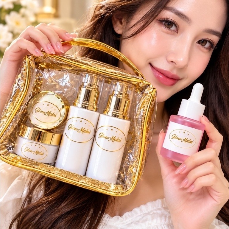 1paket glow malaysia selangor + serum glowing besar