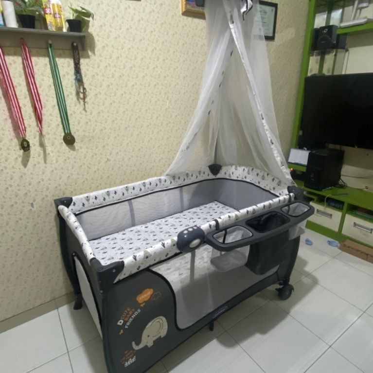 Box Bayi Pliko D Cute B 839 XLR tempat tidur bayi ayunan