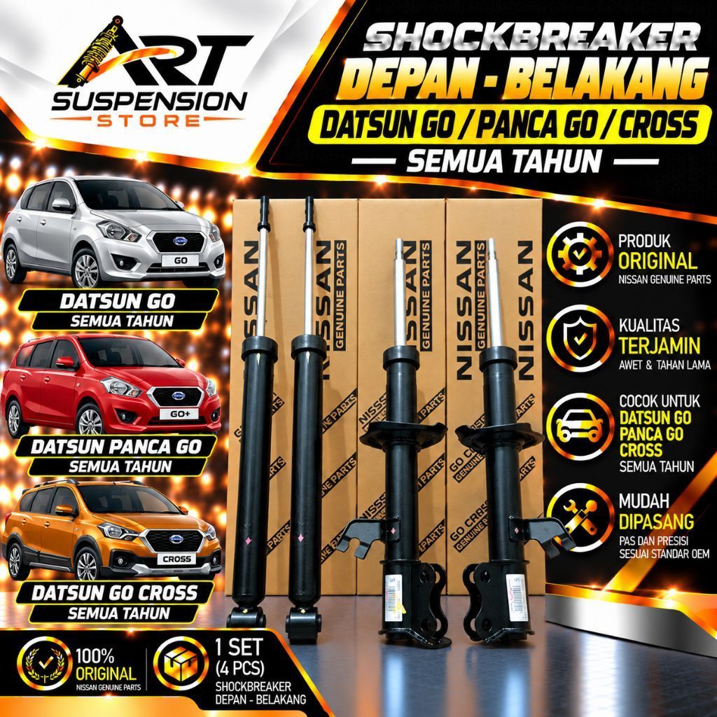 Shock Breaker Depan Belakang Datsun Go Panca Cross Original