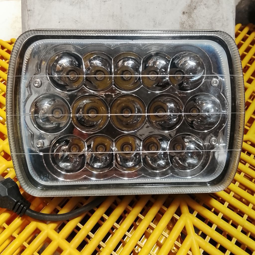 Lampu headlamp kotak|Lampu utama motor / mobil Jeep 15led