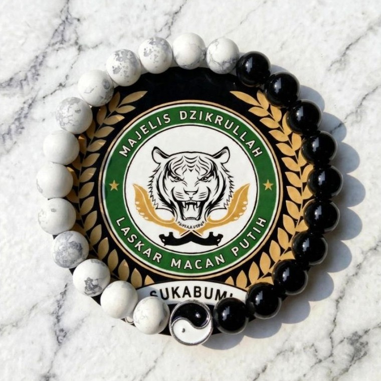 Gelang 2 Kdm Macan kumbang dan Macan putih By Yudi Lmp