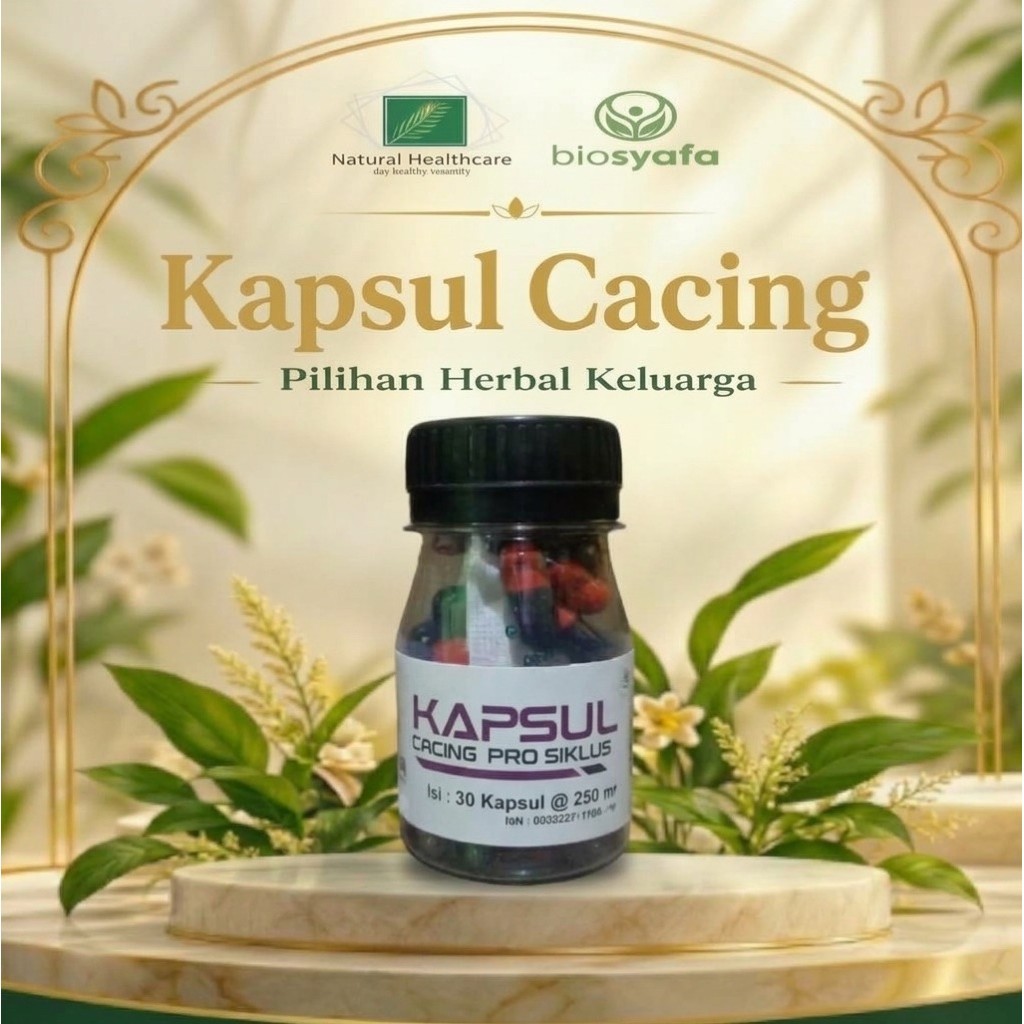 Biosyafa Kapsul Cacing - Obat Herbal