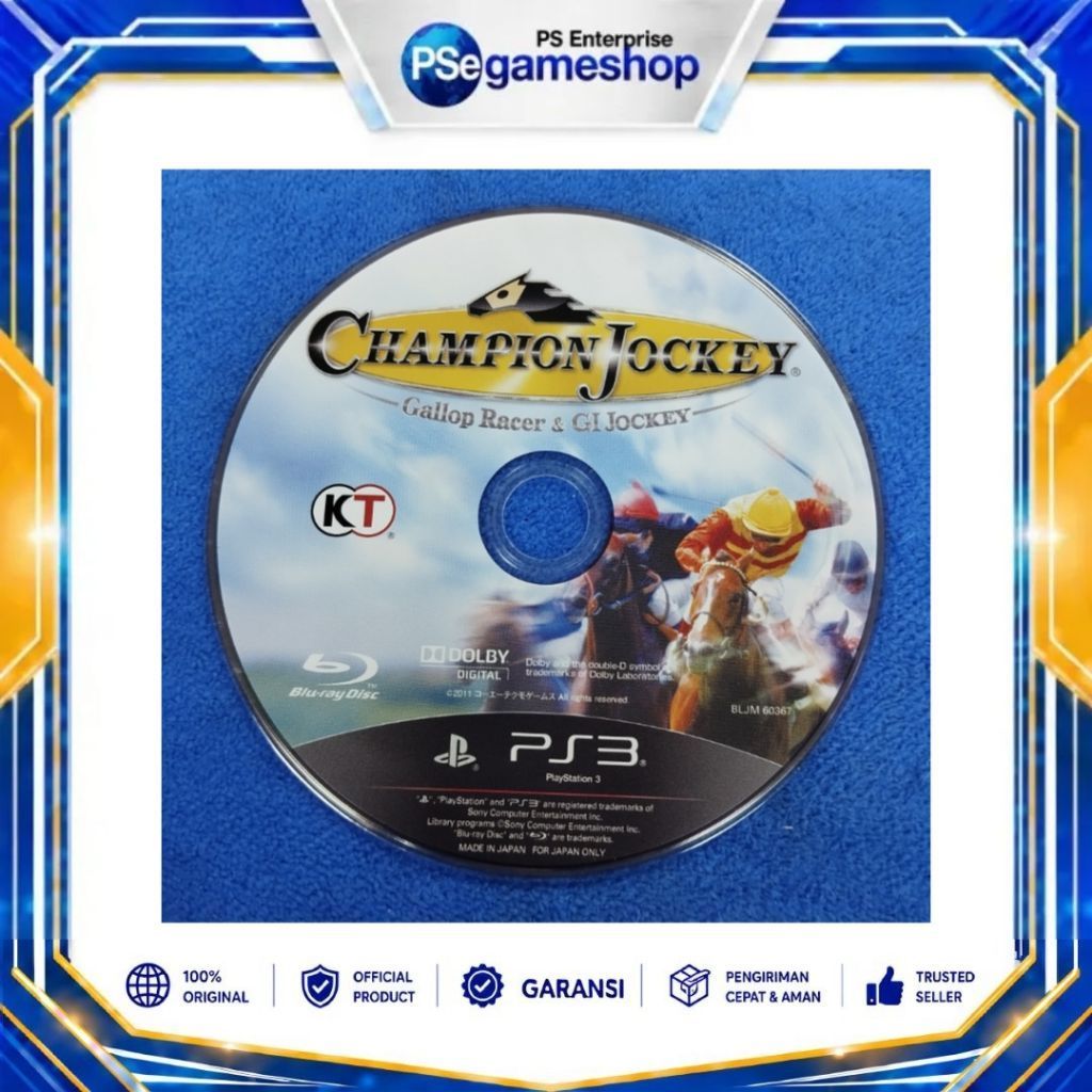 Ps3 Champion Jockey: G1 Jockey & Gallop Racer (Cd Only/Preloved)